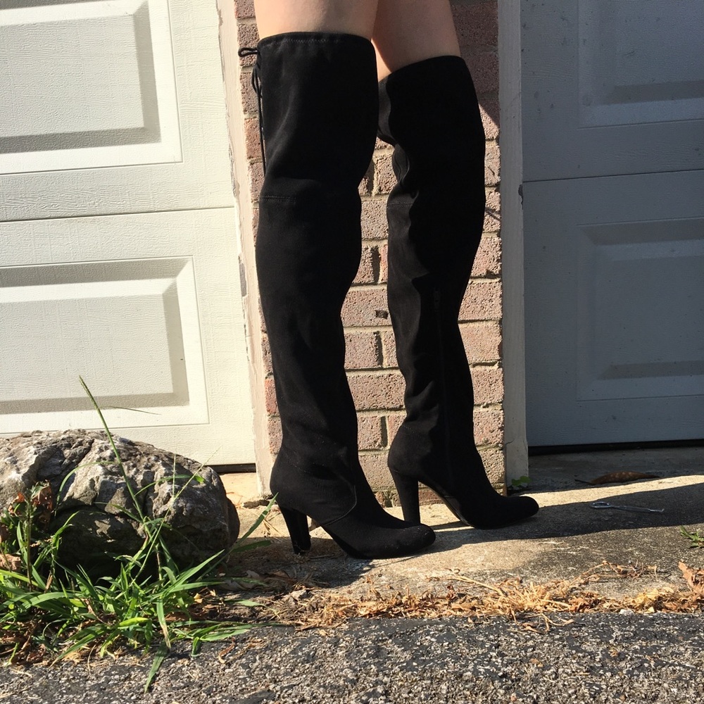 Thigh High Black Boots